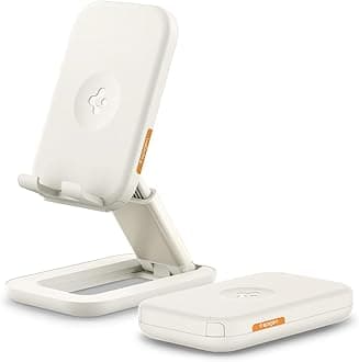 Spigen for Phone Stand, Universal Compatible with iPhone 17/16/15/14/13/12, Galaxy S25/S24/S23, Fold7/6, Flip7/6, Pixel 10/9/8, Tablets, Portable Monitors, Nintendo Switch & More - Dune Beige