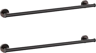 Cilee 2 Pieces Oil Rubbed Bronze Towel Bar Set, Hand Towel Holder Bathroom Hardware Set,24 Inch Towel Racks for Bathroom,Stainless Steel Wall Mount