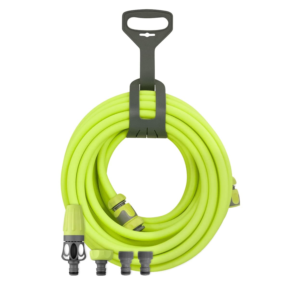 Flexzilla Garden Hose Kit with Quick Connect Attachments, 1/2 in. x 50 ft., Heavy Duty, Lightweight, Drinking Water Safe - HFZG12050QN