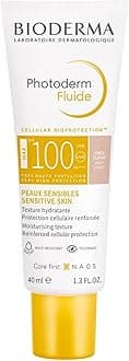 – Photoderm Max Fluide Face Sunscreen SPF 100 Very Light Tint, The maximum sensory protection Extreme conditions Sensitive skin - 40ml