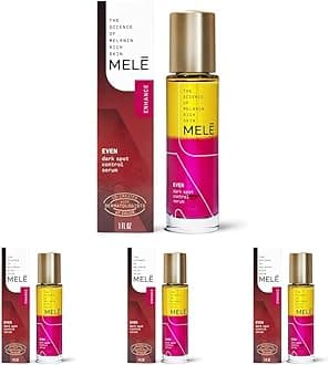 Mele Even Dark Spot Visibly Reduces Dark Spots, Uneven Tone, And Signs Of Aging Control Serum With Niacinamide, Vitamin E, And Pro-Retinol 1 oz (Pack of 4)