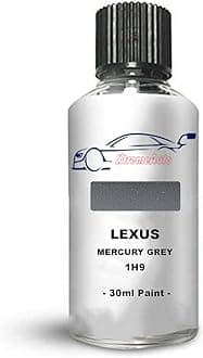 Xtremeauto Touch Up Paint For Lexus Rx Series Mercury Grey 1H9 Direct Appliance Chip Scuff Mark Brush In Lid