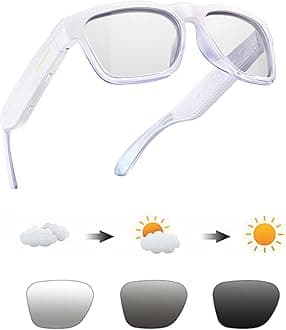 OhO Elite Smart Audio Glasses with Bluetooth Speaker,Voice Control and Open Ear,Listenning Music and Calls with Volumn UP and Down for Outdoor & Indoor