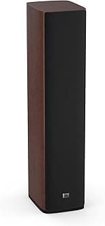 JBL Studio 680, Red Wood - High-Performance Floorstanding Loudspeaker - with 2414H-1 Compression Driver, High-Definition Imaging Horn & Dual 6.5” PolyPlas Cone Woofers