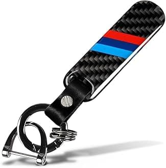 Car 3 color keychain carbon fiber resin leather alloy Set Fashion Sports car keyring