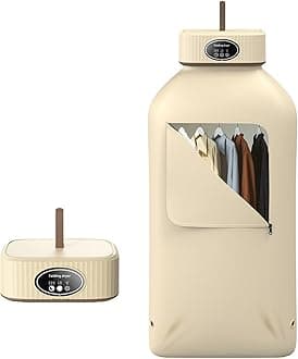 HATAH Foldable Portable Electric Dryer with Timer/Remote/Drying Bag, 20 Minutes-1.5 Hours Fast Drying and UV Sterilization for Apartments, RVs, Travel, Baby Clothes