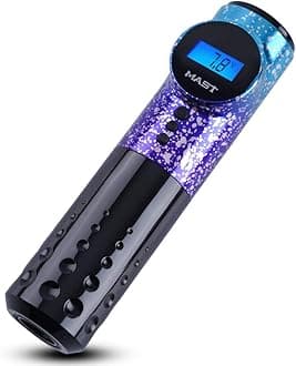 Mast Archer Wireless Tattoo Machine Rotary Pen Style Supply Starry Color Edition Coreless Motor 2,000mAh Battery Power
