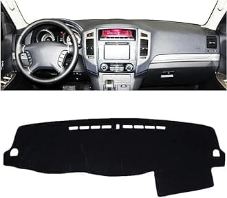 Car Dashboard Cover Anti-Scratch Dash Cover Interior Dash Covers - for Mitsubishi Pajero Montero 2006-2019
