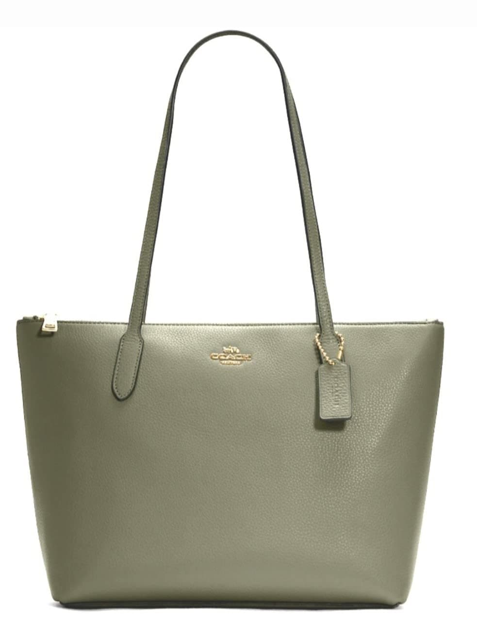 Coach Signature Zip Shoulder Bag