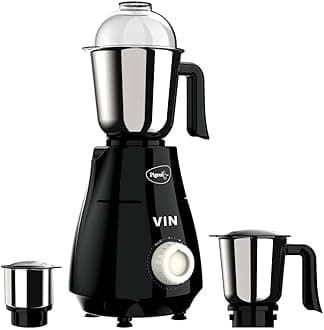 Pigeon by Stovekraft VIN Mixer Grinder Machine for Kitchen | 750 Watts | 3 MultiPurpose Jars for Juicing | Chutney Making | Dry Grinding | Wet Grinding | Mincing | Blender | Mixer | 2 Year Warranty