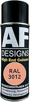Alex Flittner Designs Rust Protection Paint 4-in-1 RAL 3012 Beige Red Metal Protective Paint Spray Rust Protection Paint Spray Can
