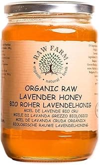 Raw Farm - Organic Raw Lavender Honey – Single Sourced, Pure and Natural, Directly from the RAW FARM Beekeepers 900 g
