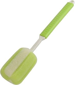 Lock&Lock ETM113 Water Bottle Cleaning Brush, Blue, Green, Orange (Assorted Colors)