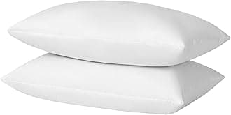 Hotel-Style Goose Feather Accent Pillow Insert for Sofa & Bed - 100% Odorless & Plump Cushion Filler - 233TC Cotton with Inner Liner to Prevent Poking (14x24 Inch)