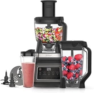 – 3-IN-1 Food Processor, Blender, Auto-iQ Technology, 1200 Watts, Recipe Guide included, Black/Grey, BN801ME, 2 Years Warranty