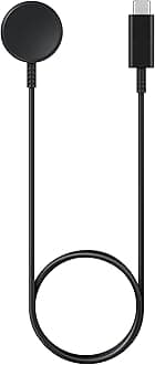 SAMSUNG Galaxy Watch Charger, Fast, Magnetic Charging for Galaxy Watch 5, 6, 7, FE, Ultra Series and Later, EP-OL300BBEGUJ, Black, 2024
