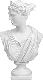 conulog 12.5in Greek Statue of Diana, Classic Roman Bust Greek Mythology Sculpture for Home Decor