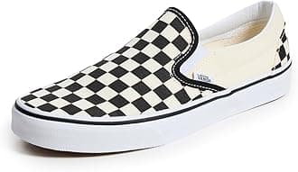 Vans Unisex Adults' Classic Slip On, Black And White Checker/White, Black And White Checker/White, 4 UK
