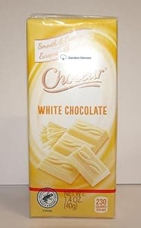 White Chocolate Smooth & Creamy European Chocolate Bars - 5 Bars x 1.4oz (40g)