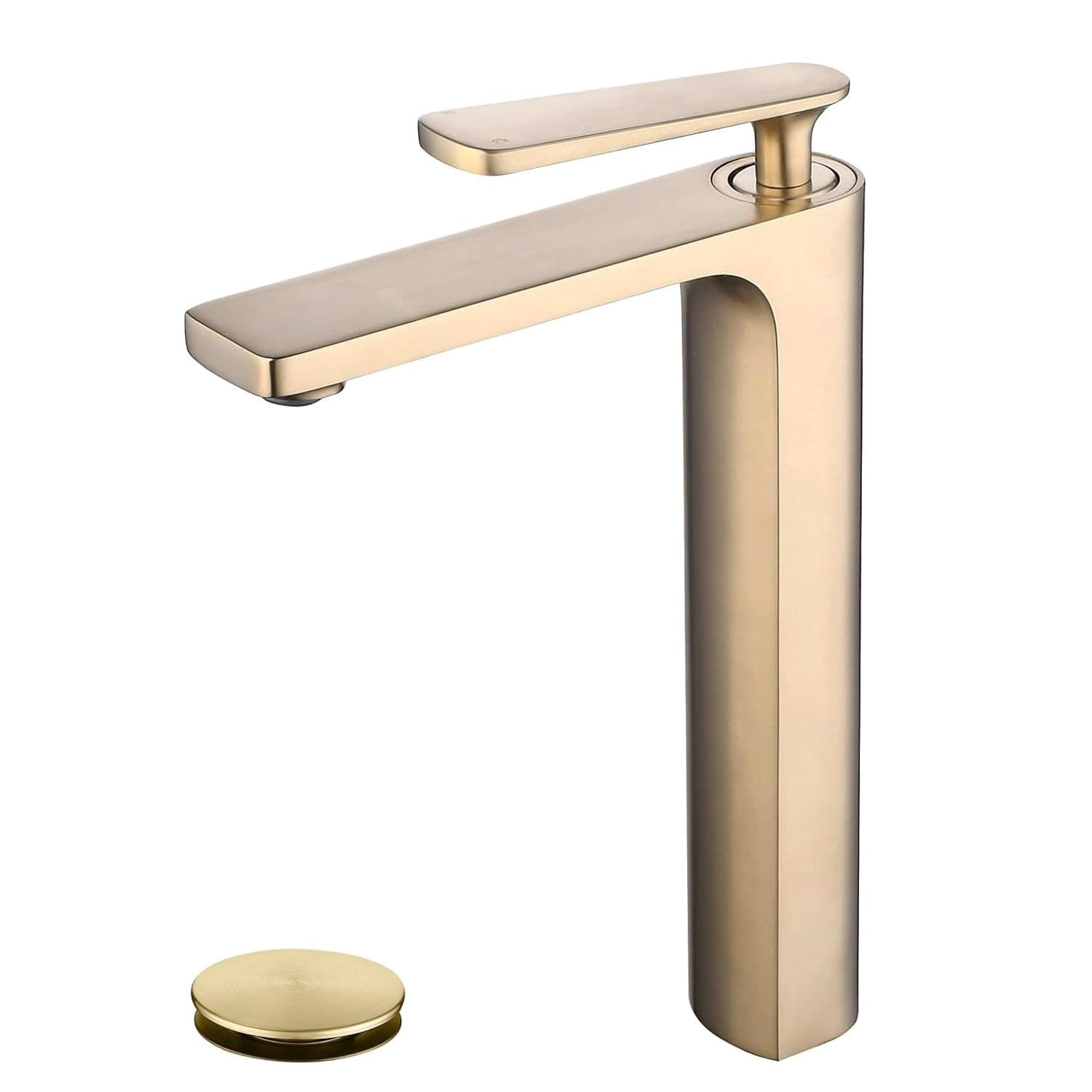 Brushed Gold Vessel Sink Facuet