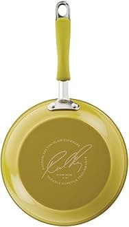 Rachael Ray Cucina Nonstick Cookware Pots and Pans Set, 12 Piece, Lemongrass Green