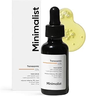 Minimalist 3% Tranexamic Acid Face Serum with HPA to Remove Melasma & Post Inflammatory Hyperpigmentation or Erythema (PIH & PIE) | 30 ml
