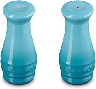 Le Creuset Stoneware Salt and Pepper Shakers, Caribbean