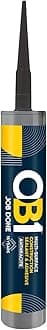 OB1Anthracite Multi-Surface Construction Sealant & Adhesive - Hybrid Technology - Excellent Chemical Resistance - Water Resistant - Weather Resistant - Food Safe - 290ml