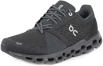 On-Running Mens Cloudstratus Black/Shadow Running Shoe - 10