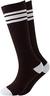 Knee High Tube Socks Comfortable and Breathable with Triple Stripes for Boys