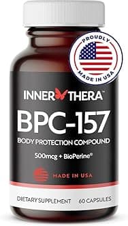 B.P.C. 157 Peptide Capsules - USA - 500mcg Extra-Strength - Muscle Repair - Rapid Recovery - Tissue & Joints - Gut Health - 60ct (2 Month Supply) - Original Peptide Ingredients