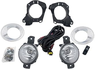 Replacement For 2013 2014 2015 2016 Nissan Pathfinder Fog Lights with LED Bulbs& Assembly Set L&R Side (With LED Bulbs)