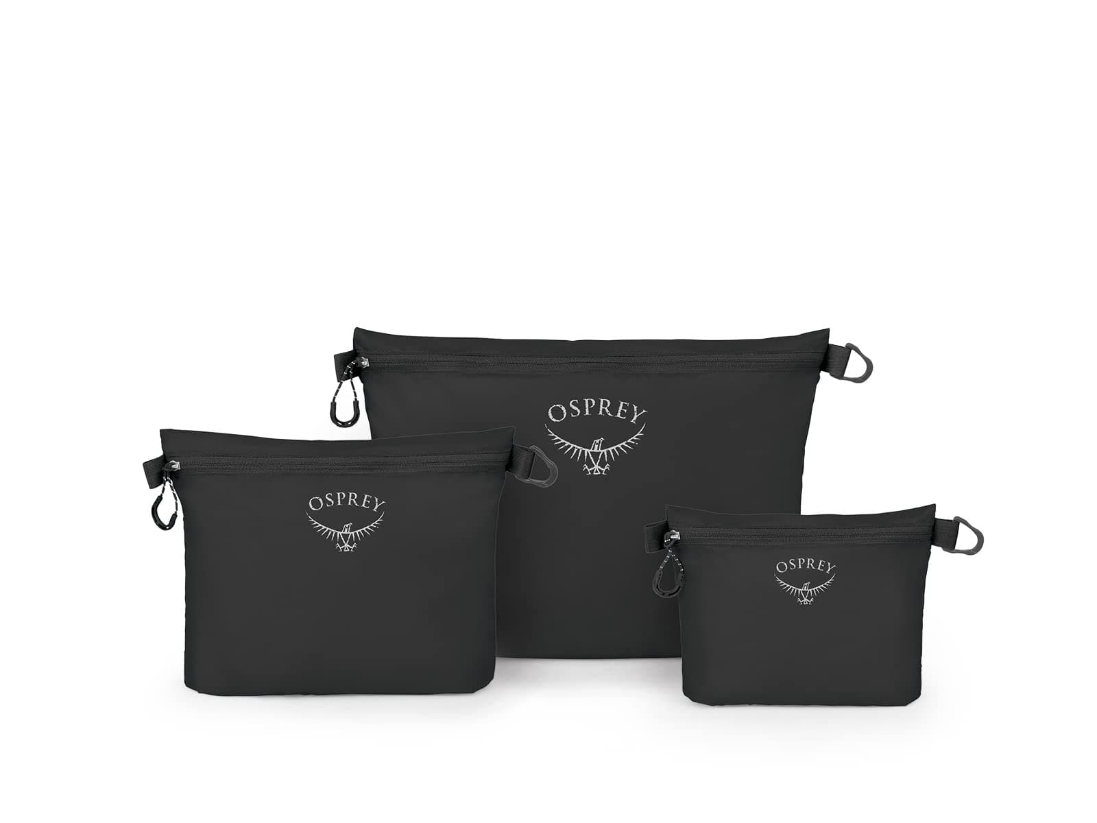Osprey Ultralight Zipper Pouch Set, Black