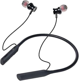 Bluetooth Earphones for vivo V29e / V 29 e Earphones Original Like Wireless Bluetooth Neckband in-Ear Headphones Headset with Mic, Deep Bass, Sports Earbuds (60 Hours, L35-1)