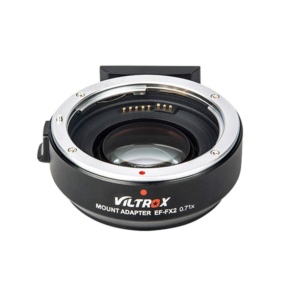 Lens Adapter EF-FX2 Auto-Focus 0.71x Speed-Booster Converter for Canon EF Lens to Fuji X-Mount Mirrorless Cameras X-T2 X-T20 X-T10 X-T100 X-PRO2 X-E3 X-A20 X-A5