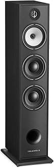 Triangle - BOREA BR08 Hi-Fi Floorstanding Speaker - Admissible Power 150W - Output 92 dB/W/m - 16 cm Speakers - Versatile Music and Home Cinema - 206 x 1020 x 314 mm - Black (Piece)