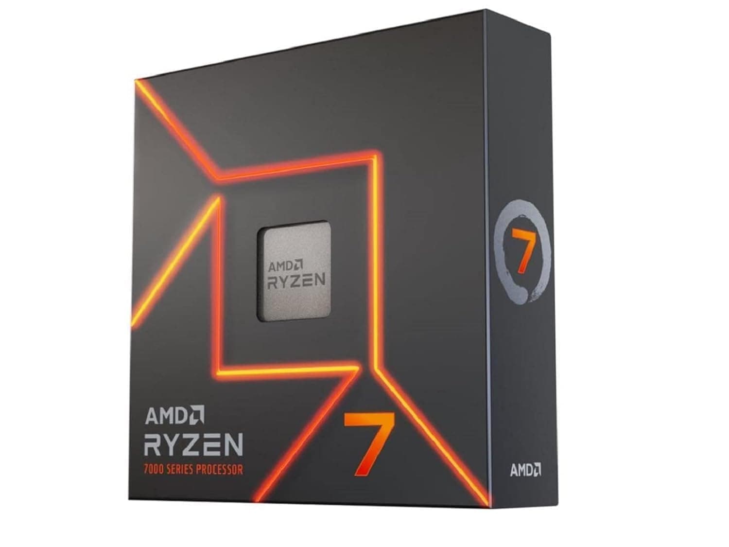 AMD Ryzensets 7 7700X Processor (integrated Radeon Graphics, 8 cores/16 threads, 105W DTP, AM5 Socket, 40MB cache, up to 5.4 GHz max boost, no cooler)