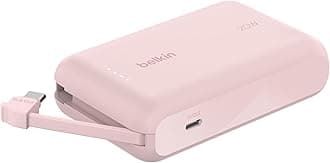 Fast Charge, Portable with Integrated Cable 10K PD 20W - Fast Charge -C Power Delivery, iPhone Fast Charging for iPhone 17 Series, iPad Pro, Galaxy S25, More