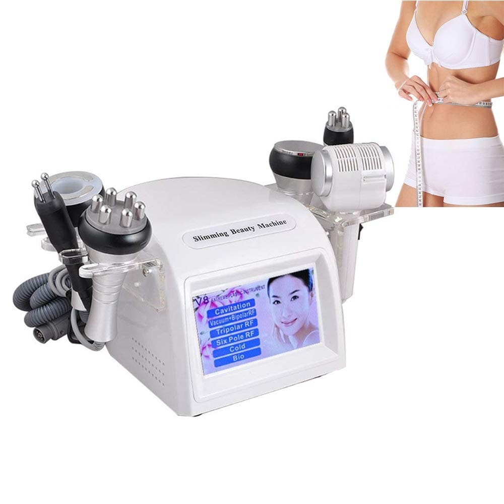 Home Use 8 In 1 40k Cavitation Multipolar Tripolar Rf Radio Frequency Slim Vacuum Spa Machine -improve The Facial And Body Skin