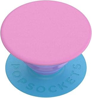 PopSockets Phone Grip with Expanding Kickstand, Solid PopGrip - Colorblock Pink