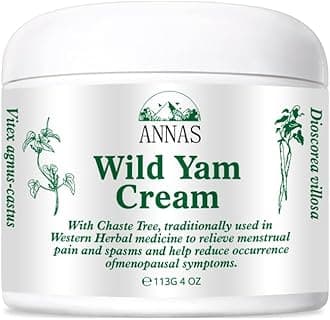 ANNAS Wild Yam Cream, Organic Wild Yam Cream for Hormonal Balance, Organic Wild Yam Root Cream for Women Promotes Perimenopause and Menopause