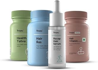 Traya Hair Regrowth Starter Kit for Women | Limited Widening and Hair Loss