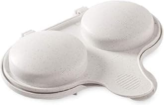 Nordic Ware 64702 2 Cup Cavity Microwave Egg Poacher - Pack Of 6