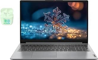 Lenovo IdeaPad 15.6" Laptop, 20GB RAM 1.6TB Storage (1TB SSD+128GB eMMC+512GB SD Card), Windows 11 with 1-Year Microsoft Office 365 Included, Intel Celeron Processor, PLUSERA Earphones, Cloud Gray