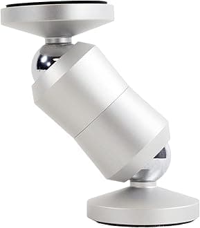 The Original Dual Magnetic Movable Phone Holder and Tablet Mount (Silver)