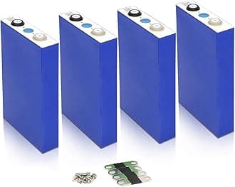 EVE 3.2V 105Ah 4pcs LiFePO4 Cells Lithium Battery Iron Phosphate Deep Cycle Battery, Power Supply for RV, Boat, Golf Cart, Motor, UPS, Fish Finder, Lawn Mower, Off Grid, Solar Systems, etc.