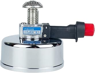 Portable Mini Butane Torch Burner for Siphon Coffee (Vacuum Pot) – Adjustable Flame, Refillable Tabletop Bunsen Burner for Brewing, Fondue & Lab Use by FINJAN