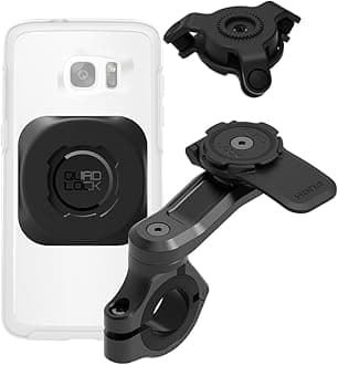 Handlebar Motorcycle Phone Mount PRO Kit with Vibration Dampener and MAG Universal Adaptor