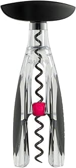 Wine Accessories Table Model Corkscrew, Clear Plastic, 59065012607261
