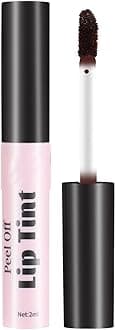 Peel Off Lip Stain Long-lasting Lip Gloss Non Stick Cup Liquid Lipstick Lip Gloss Lip Liner Stain Peel Off (06, One Size)